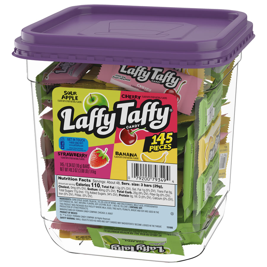 Laffy Taffy Assorted, 0.34 oz (10 g), made in USA