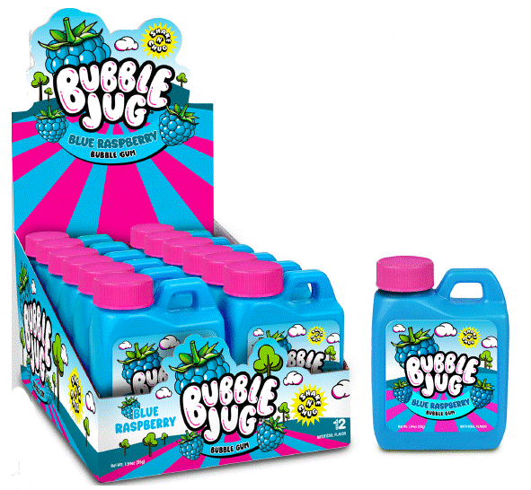Bubble Jug Blue Raspberry Jug, 1.94 oz (55 g), made in China