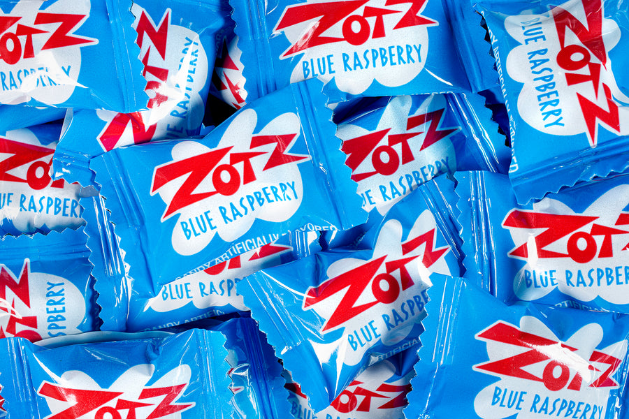 Zotz . Bag - Blue Raspberry, 8.1oz (230 G), made in Italy