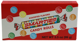 Smarties theater box candy, 3.5 oz, made in USA