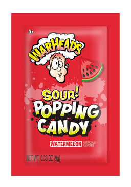 Warheads Pop Candy Sour Watermelon, 0.33 oz (9 g), made in China