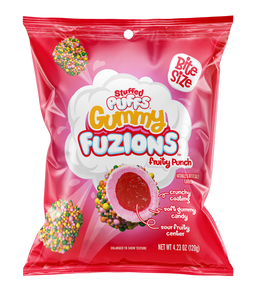 Stuffed Puffs Gummy Fuzions Fruity Punch, 4.23 oz (120 g), made in the USA