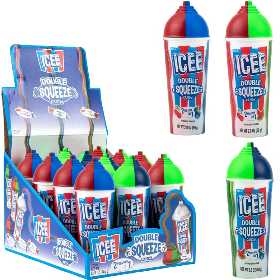 Koko's Icee Double Squeeze squeeze candy, 2.80 oz (79 G), made in China