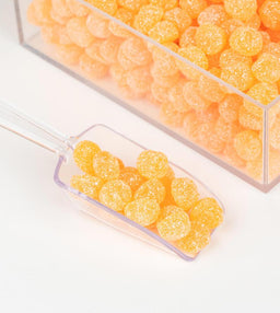 Gustaf's Sour Peach Buttons, 4.4 lb (2 kg) bag, made in Netherlands