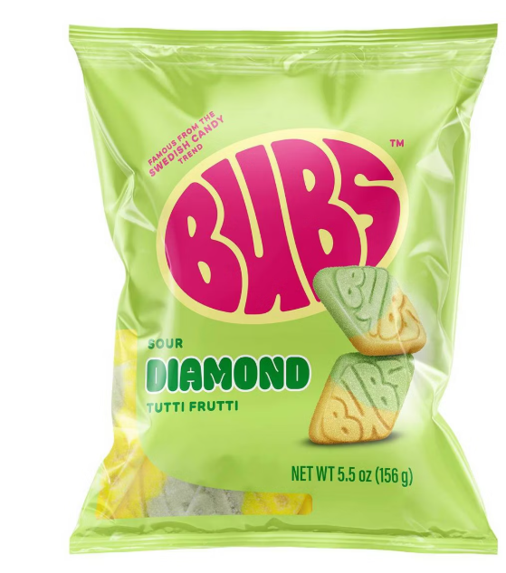 BUBS Tutti Fruitti, 5.50 oz (156 g), made in Mexico