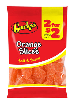 Gurley's Orange Slices, 3.5 oz (99 g), made in USA