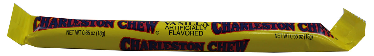 charleston chew display box vanilla, made in the USA