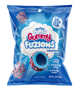 Stuffed Puffs Gummy Fuzions Mixed Berry, 4.23 oz (120 g), made in the USA