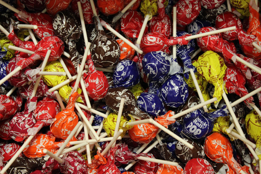 tootsie pops bulk assorted, 39 lb, made in the USA