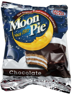 Moon Pie Double Decker chocolate marshmallow snack, 2.75 oz, made in USA
