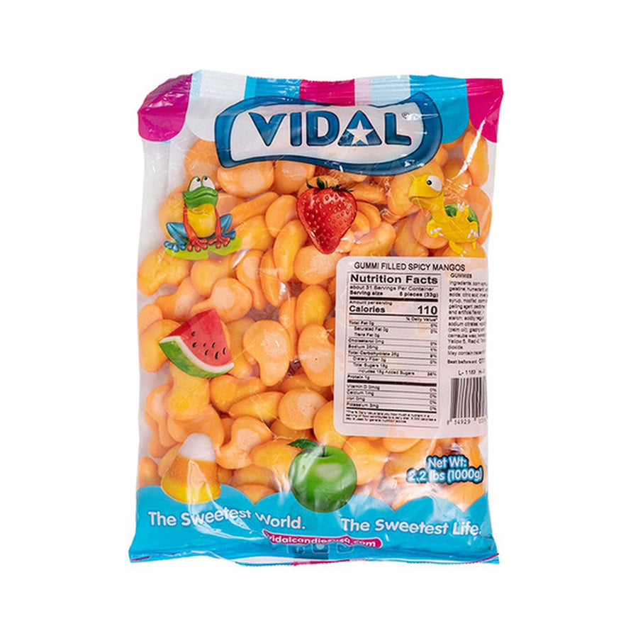 vidal bulk spicy mango, 2.2 lb, made in Spain