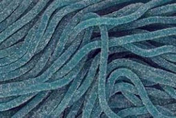 Gustafs Bulk Sour Blue Raspberry Laces, 2 lb bag, made in Netherlands