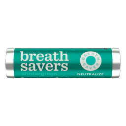 BREATH SAVERS Wintergreen Flavored Mints Roll, .75 oz (21 g), made in the USA