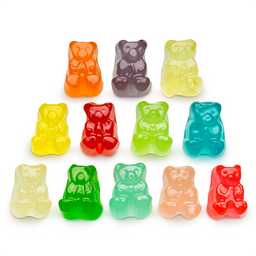 Albanese 12-flavour gummi bear cubs bulk candy, 5 lb bag, USA