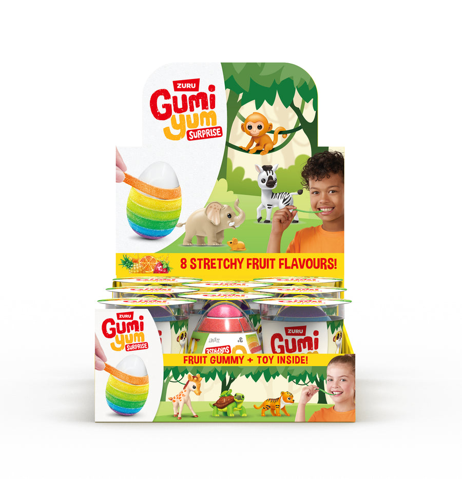 Kidsmania Zuru Gummi Yum Wildlife novelty candy, .9 oz (26 G), made in China
