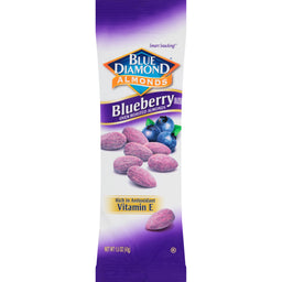 Blue Diamond Tubes Blueberry almonds, 1.5 oz, made in USA
