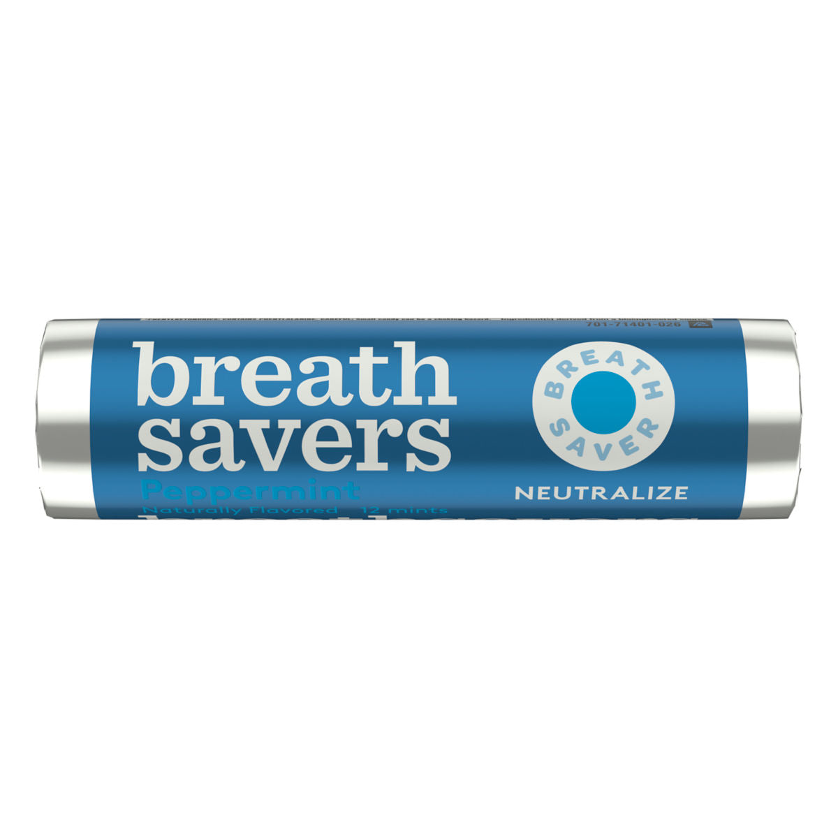 BREATH SAVERS Peppermint Flavored Mints Roll, .75 oz (21 g), made in the USA