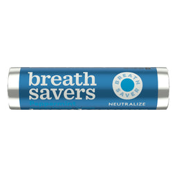 BREATH SAVERS Peppermint Flavored Mints Roll, .75 oz (21 g), made in the USA