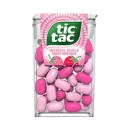 TIC TAC STRAWBERRY AND CREAM 14.5 g (1 Box of 14 Units) Import Export Trading Company Montreal Quebec Canada